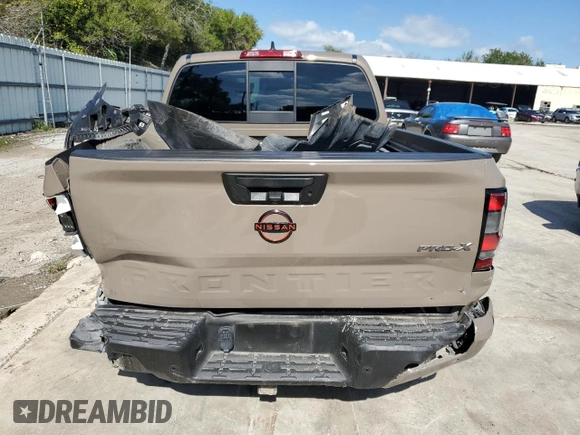 2022 Nissan Frontier SV with VIN 1N6ED1EJ0NN694049, listed as a Copart auction lot 76619623 with 21,892 mi miles. Bid and sale history available at carsss.com. Image 6.