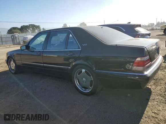 1999 Mercedes-Benz S-Class with VIN WDBGA51G1XA424990, listed as a Copart auction lot 89411825 with 160,021 mi miles and Salvage Title. Bid and sale history available at carsss.com. Image 2.