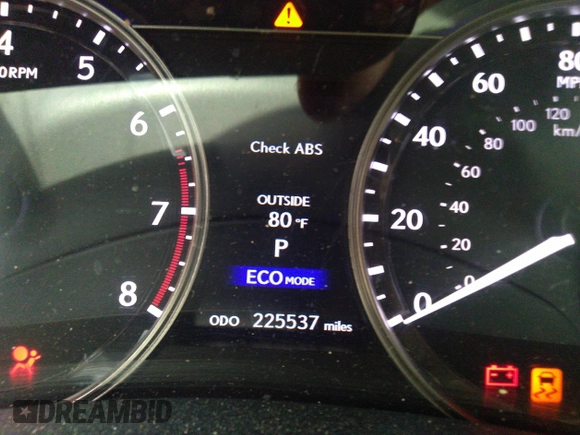2015 Lexus GS 350 with VIN JTHBE1BL7FA002062, listed as a IAAI auction lot 42313015 with 225,537 mi miles and . Bid and sale history available at DreamBid. Image 7.