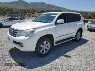 2010 Lexus GX 460 Premium with VIN JTJJM7FX8A5010279, listed as a Copart auction lot 59326985 with Not provided miles and Salvage title. Bid and sale history available at DreamBid. Image 1.