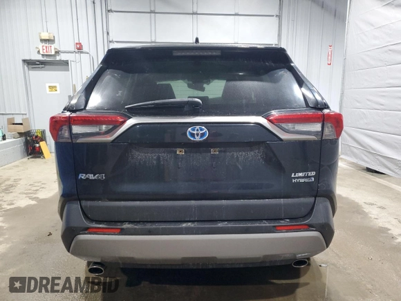 2020 Toyota RAV4 Hybrid Limited with VIN JTMDWRFV7LD525562, listed as a Copart auction lot 50502715 with 0 mi miles and Salvage Title. Bid and sale history available at carsss.com. Image 6.
