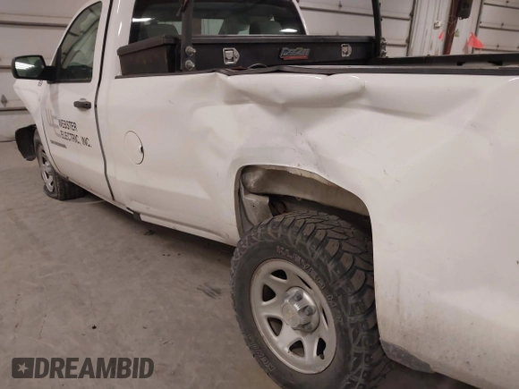 2016 Chevrolet Silverado 1500 Work Truck with VIN 1GCNCNEH1GZ189790, listed as a IAAI auction lot 41536340 with 143,000 mi miles. Bid and sale history available at carsss.com. Image 6.