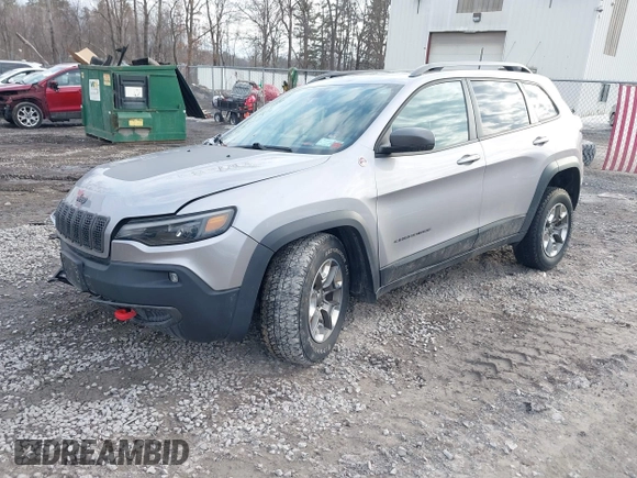 2019 Jeep Cherokee Trailhawk with VIN 1C4PJMBX5KD103259, listed as a IAAI auction lot 41704861 with 39,923 mi miles and . Bid and sale history available at DreamBid. Image 17.