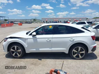 2022 Audi Q5 Sportback S line Premium Plus with VIN WA15AAFY4N2084268, listed as a IAAI auction lot 42463401 with Not provided miles and . Bid and sale history available at DreamBid. Image 14.