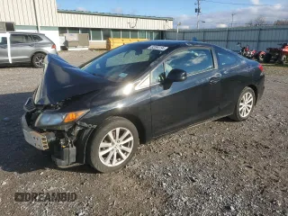 2012 Honda Civic Cpe EX with VIN 2HGFG3B82CH521037, listed as a Copart auction lot 82393194 with 162,510 mi miles and Non Repairable. Bid and sale history available at carsss.com. Image 1.