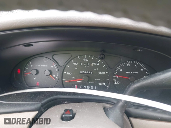 2001 Mercury Sable LS with VIN 1MEHM55S61A613393, listed as a IAAI auction lot 41574637 with 75,875 mi miles and . Bid and sale history available at DreamBid. Image 7.