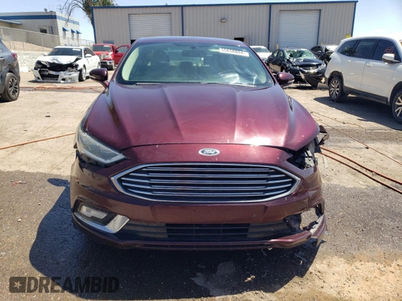 2017 Ford Fusion Titanium with VIN 3FA6P0K93HR114593, listed as a Copart auction lot 55650884 with 95,559 mi miles and Salvage Title. Bid and sale history available at carsss.com. Image 5.
