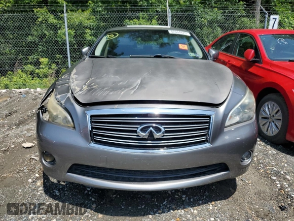 2011 Infiniti M with VIN JN1BY1AR4BM370404, listed as a Copart auction lot 62664825 with Not provided miles and Salvage title. Bid and sale history available at DreamBid. Image 5.