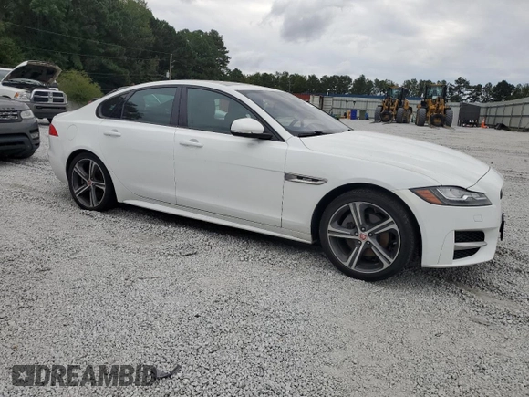 2018 Jaguar XF 25t R-Sport with VIN SAJBL4FX7JCY55677, listed as a Copart auction lot 74471414 with 36,132 mi miles and Salvage Title. Bid and sale history available at carsss.com. Image 4.