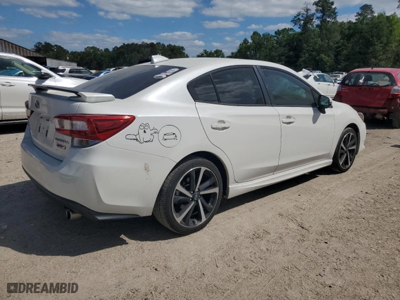 2022 Subaru Impreza Sport with VIN 4S3GKAM62N3604202, listed as a Copart auction lot 52829125 with 36,076 mi miles and Salvage Title. Bid and sale history available at carsss.com. Image 3.