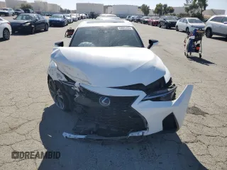 2023 Lexus IS 350 F Sport with VIN JTHGZ1B26P5058960, listed as a Copart auction lot 60683435 with 29,814 mi miles and Salvage title. Bid and sale history available at DreamBid. Image 5.
