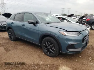 2024 Honda HR-V Sport с VIN 3CZRZ2H56RM761256, выставлен на аукционе Copart как лот 61524145 с пробегом 20 186 миль миль и Списание • Salvage title. История ставок и продаж доступна на DreamBid. Изображение 4.
