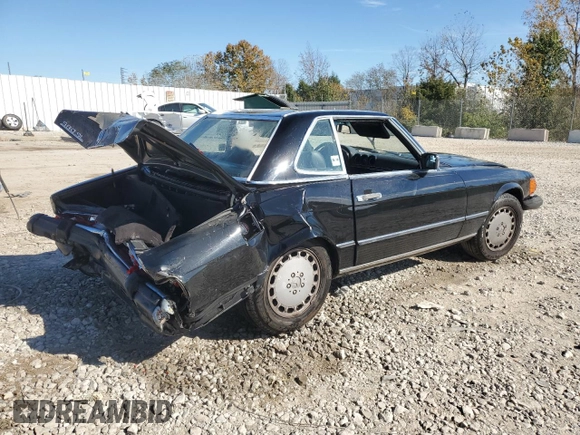 1986 Mercedes-Benz 560 SL z VIN WDBBA48D9GA049186, wystawiony jako Copart lot #76962434 z przebiegiem 93 967 mil mil oraz Nie do naprawy. Historia ofert i sprzedaży dostępna na DreamBid. Obrazek 3.