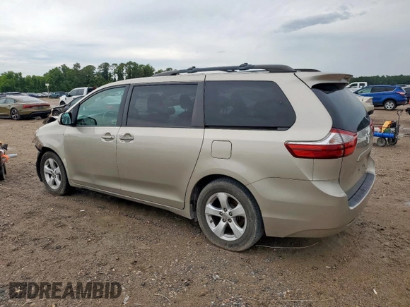 2016 Toyota Sienna LE AAS z VIN 5TDKK3DC4GS708297, wystawiony jako Copart lot #60711545 z przebiegiem 106 393 mil mil oraz Szkoda całkowita • Salvage title. Historia ofert i sprzedaży dostępna na DreamBid. Obrazek 2.