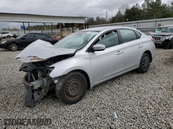 2013 Nissan Sentra SV with VIN 1N4AB7AP3DN906919, listed as a Copart auction lot 48558515 with Not Provided miles and Salvage Title. Bid and sale history available at carsss.com. Image 1.