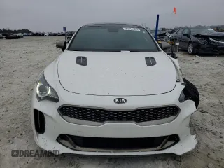 2020 Kia Stinger GT-Line with VIN KNAE15LA7L6084725, listed as a Copart auction lot 86960634 with 92,929 mi miles and Salvage Title. Bid and sale history available at carsss.com. Image 5.