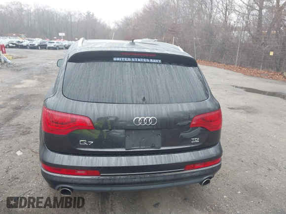 2014 Audi Q7 Premium Plus with VIN WA1LMAFE3ED016102, listed as a IAAI auction lot 40954158 with 129,143 mi miles and . Bid and sale history available at DreamBid. Image 16.