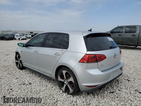 2015 Volkswagen Golf GTI SE with VIN 3VW5T7AUXFM001165, listed as a Copart auction lot 45102095 with 68,992 mi miles and Salvage Title. Bid and sale history available at carsss.com. Image 2.