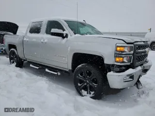 2015 Chevrolet Silverado 1500 LTZ with VIN 3GCUKSEJ0FG198429, listed as a Copart auction lot 87951465 with 106,749 mi miles and Salvage Title. Bid and sale history available at carsss.com. Image 4.