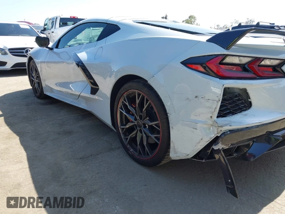 2023 Chevrolet Corvette 2LT with VIN 1G1YB2D4XP5140679, listed as a IAAI auction lot 42549129 with 25,665 mi miles and . Bid and sale history available at DreamBid. Image 6.