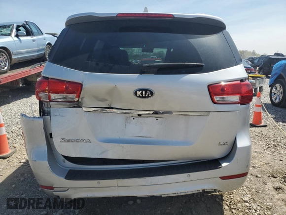 2018 Kia Sedona LX with VIN KNDMB5C16J6373264, listed as a Copart auction lot 53598725 with 94,142 mi miles and Salvage Title. Bid and sale history available at carsss.com. Image 6.
