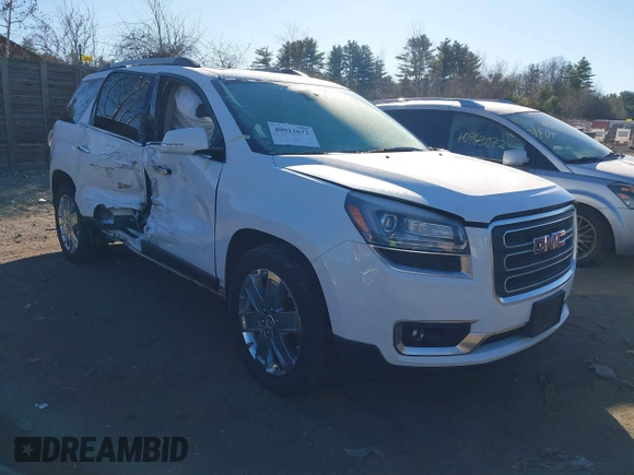 2017 GMC Acadia Limited Limited with VIN 1GKKVSKD2HJ143824, listed as a IAAI auction lot 40912672 with 146,887 mi miles. Bid and sale history available at carsss.com. Image 1.