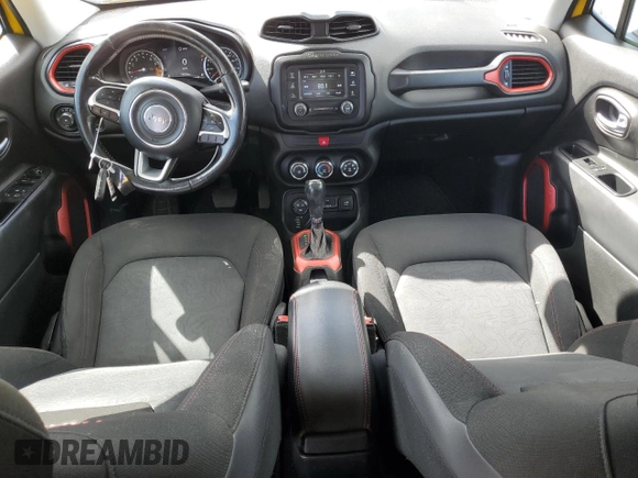 2016 Jeep Renegade Trailhawk with VIN ZACCJBCT7GPD99778, listed as a Copart auction lot 52452165 with 138,138 mi miles and Salvage Title. Bid and sale history available at carsss.com. Image 8.