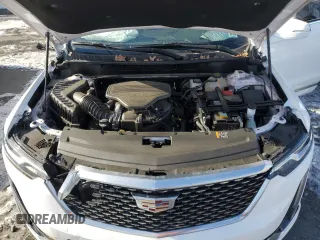 2022 Cadillac XT6 Premium Luxury with VIN 1GYKPCRS4NZ128684, listed as a Copart auction lot 87806525 with 23,571 mi miles and Salvage Title. Bid and sale history available at carsss.com. Image 13.