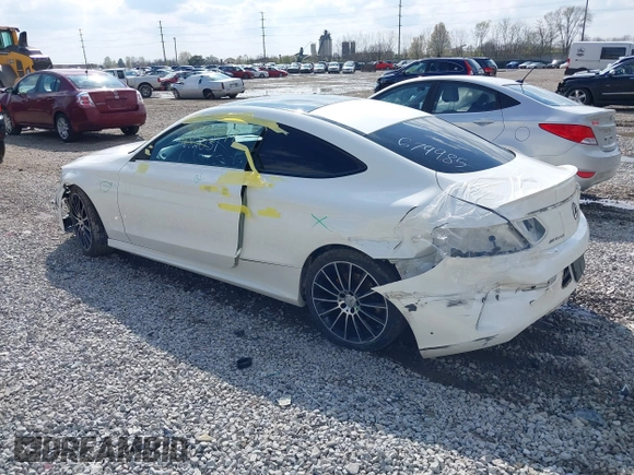 2018 Mercedes-Benz C 43 AMG with VIN WDDWJ6EB9JF679985, listed as a IAAI auction lot 41992047 with 57,619 mi miles and . Bid and sale history available at DreamBid. Image 3.