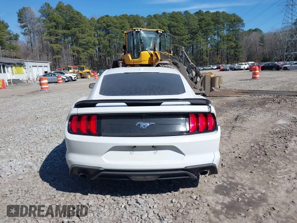 2019 Ford Mustang EcoBoost with VIN 1FA6P8TH7K5200827, listed as a IAAI auction lot 41652020 with 57,053 mi miles and . Bid and sale history available at carsss.com. Image 17.