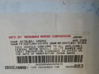 2010 Mitsubishi Lancer GTS with VIN JA32U8FW9AU005679, listed as a Copart auction lot 70862344 with 153,370 mi miles and Clean Title. Bid and sale history available at carsss.com. Image 12.