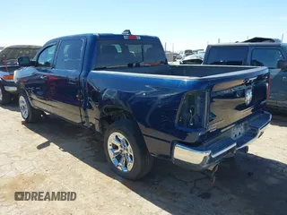 2019 Ram 1500 Big Horn/Lone Star with VIN 1C6SRFFT5KN598456, listed as a IAAI auction lot 41840921 with 154,124 mi miles. Bid and sale history available at carsss.com. Image 3.