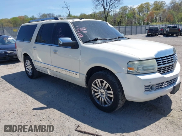 2008 Lincoln Navigator with VIN 5LMFL28558LJ14849, listed as a IAAI auction lot 42098321 with 160,895 mi miles and . Bid and sale history available at DreamBid. Image 1.