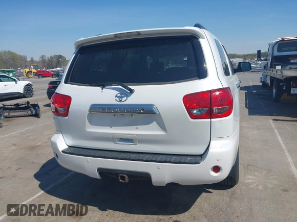 2008 Toyota Sequoia Platinum with VIN 5TDBY67A18S020320, listed as a IAAI auction lot 41918310 with 290,854 mi miles. Bid and sale history available at carsss.com. Image 16.