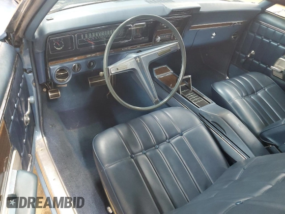 1968 Chevrolet Caprice z VIN 166478S230696, wystawiony jako Copart lot #57935105 z przebiegiem 21 735 mil mil oraz Szkoda całkowita • Salvage title. Historia ofert i sprzedaży dostępna na DreamBid. Obrazek 8.