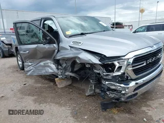 2020 Ram 1500 Big Horn with VIN 1C6RREFT6LN405841, listed as a IAAI auction lot 42591404 with 73,605 mi miles and . Bid and sale history available at DreamBid. Image 1.