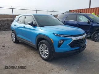 2025 Chevrolet TrailBlazer LS with VIN KL79MMSP0SB011730, listed as a IAAI auction lot 41375024 with 10,326 mi miles and . Bid and sale history available at DreamBid. Image 1.