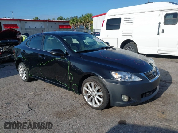 2010 Lexus IS 250 with VIN JTHCF5C22A5041996, listed as a IAAI auction lot 41997913 with 168,142 mi miles and . Bid and sale history available at carsss.com. Image 1.