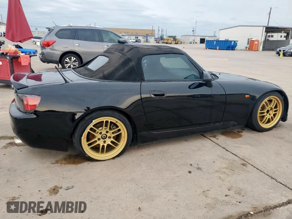 2000 Honda S2000 z VIN JHMAP1145YT002603, wystawiony jako Copart lot #55427045 z przebiegiem 163 228 mil mil oraz Szkoda całkowita • Salvage title. Historia ofert i sprzedaży dostępna na DreamBid. Obrazek 3.