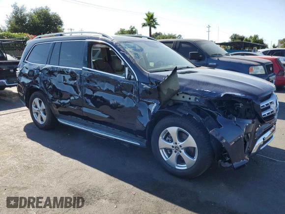 2018 Mercedes-Benz GLS 450 with VIN 4JGDF6EE9JB112806, listed as a Copart auction lot 63669265 with 22,131 mi miles and Salvage title. Bid and sale history available at DreamBid. Image 4.