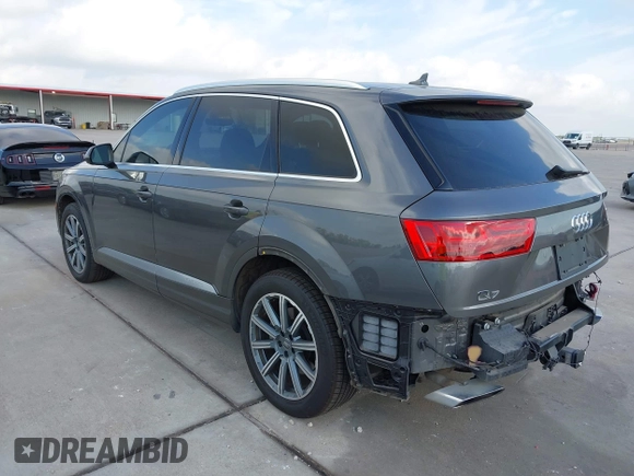 2019 Audi Q7 Premium Plus with VIN WA1LHAF76KD018184, listed as a IAAI auction lot 42056902 with 53,610 mi miles and . Bid and sale history available at DreamBid. Image 3.