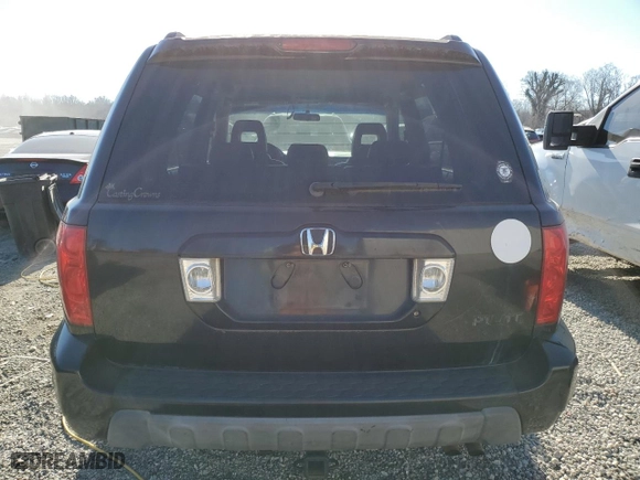2003 Honda Pilot EX with VIN 2HKYF18763H591810, listed as a Copart auction lot 42040115 with 407,936 mi miles and Salvage Title. Bid and sale history available at carsss.com. Image 6.