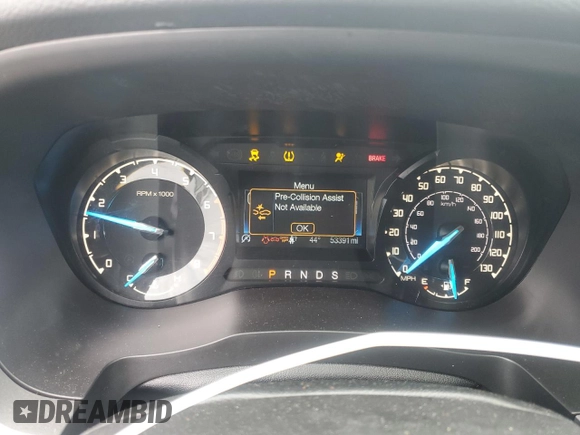 2020 Ford Ranger XL with VIN 1FTER1EHXLLA82497, listed as a Copart auction lot 44917445 with 53,391 mi miles and Salvage Title. Bid and sale history available at DreamBid. Image 9.