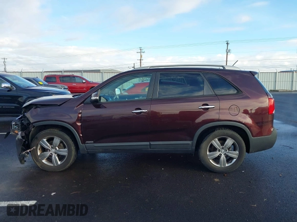 2012 Kia Sorento EX with VIN 5XYKUDA67CG307073, listed as a IAAI auction lot 41134667 with 120,615 mi miles. Bid and sale history available at carsss.com. Image 14.