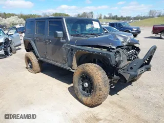 2016 Jeep Wrangler Unlimited Sport with VIN 1C4BJWDG1GL217663, listed as a IAAI auction lot 41811903 with 118,925 mi miles. Bid and sale history available at carsss.com. Image 1.