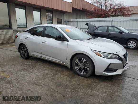 2020 Nissan Sentra SV with VIN 3N1AB8CV4LY237382, listed as a Copart auction lot 84118414 with 79,835 mi miles and Salvage Title. Bid and sale history available at DreamBid. Image 4.