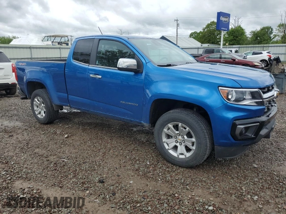 2022 Chevrolet Colorado 4WD LT z VIN 1GCHTCEA9N1292391, wystawiony jako Copart lot #58811905 z przebiegiem 20 655 mil mil oraz Szkoda całkowita • Salvage title. Historia ofert i sprzedaży dostępna na DreamBid. Obrazek 4.