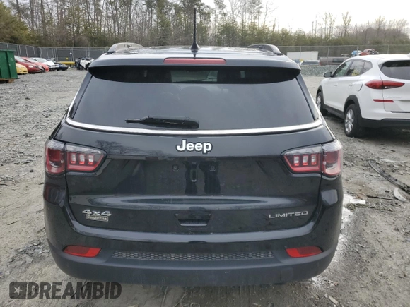 2021 Jeep Compass Limited z VIN 3C4NJDCB3MT593322, wystawiony jako Copart lot #45524575 z przebiegiem 43 105 mil mil oraz Szkoda całkowita • Salvage title. Historia ofert i sprzedaży dostępna na DreamBid. Obrazek 6.