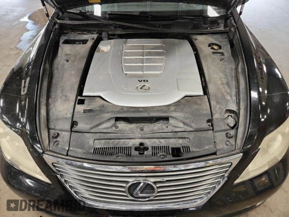 2009 Lexus LS 460 z VIN JTHCL46F995003646, wystawiony jako Copart lot #58936785 z przebiegiem 208 746 mil mil oraz Szkoda całkowita • Salvage title. Historia ofert i sprzedaży dostępna na DreamBid. Obrazek 11.