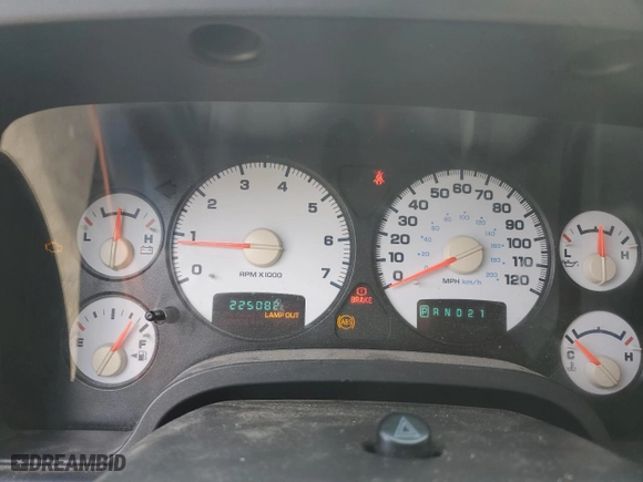 2003 Dodge Ram 2500 ST with VIN 3D7KA28D73G715212, listed as a Copart auction lot 72532184 with 225,082 mi miles and Salvage Title. Bid and sale history available at carsss.com. Image 9.